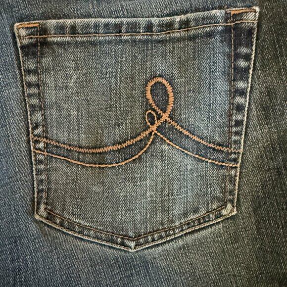 Loft Women's Sz 12 Curvy Boot Medium Wash Blue Jeans - Picture 7 of 7